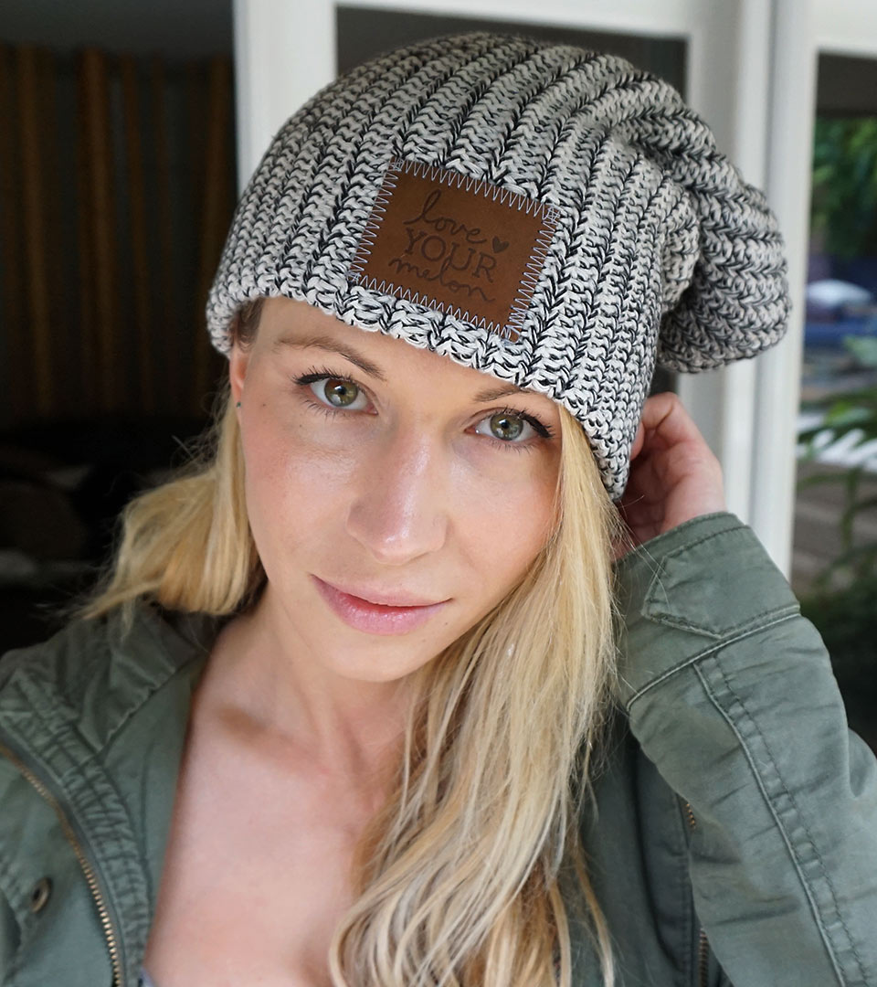 Love your store melon lightweight beanie