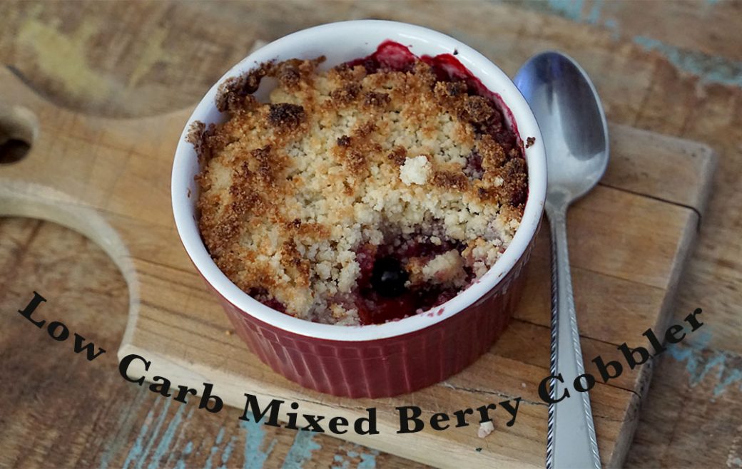 Low Carb Mixed Berry Cobbler (FM)