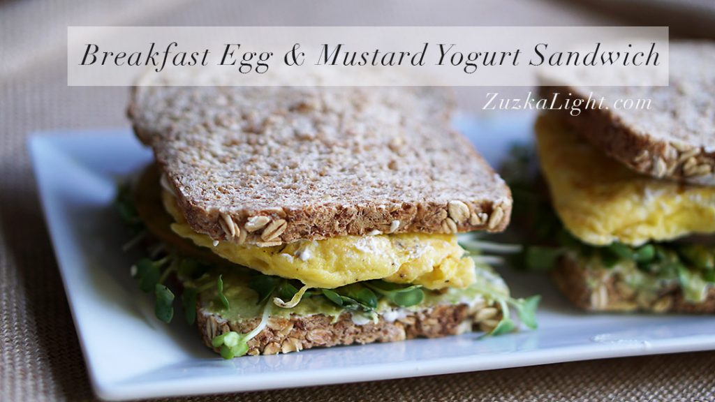 Breakfast Egg & Mustard Yogurt Sandwich (FM/WEM)