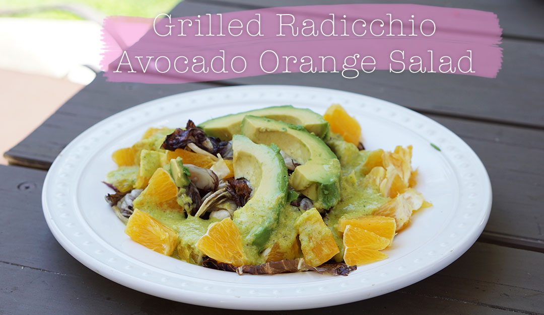 GrilledRadicchioAvocadoOrangeSalad